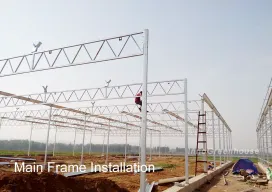 On-Site Construction Process of Multi-Span Polycarbonate (PC) Sheet Greenhouse